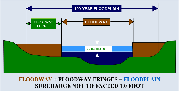 Graphic of a Flood Fringe