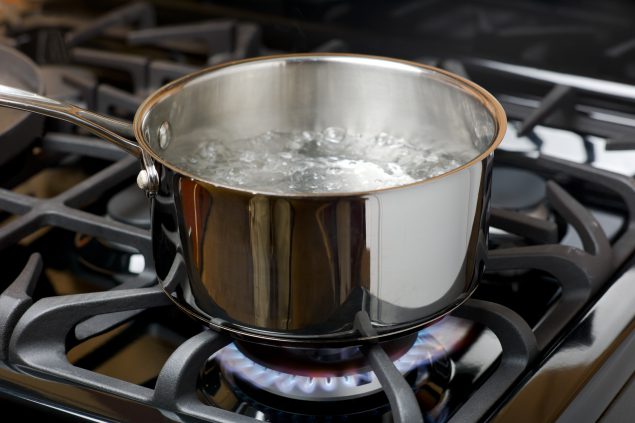 Image of water boiling