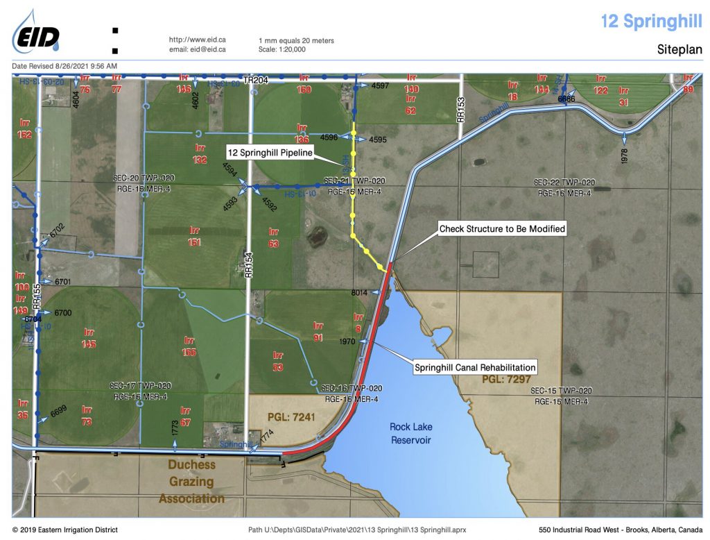 12 Springhill Map