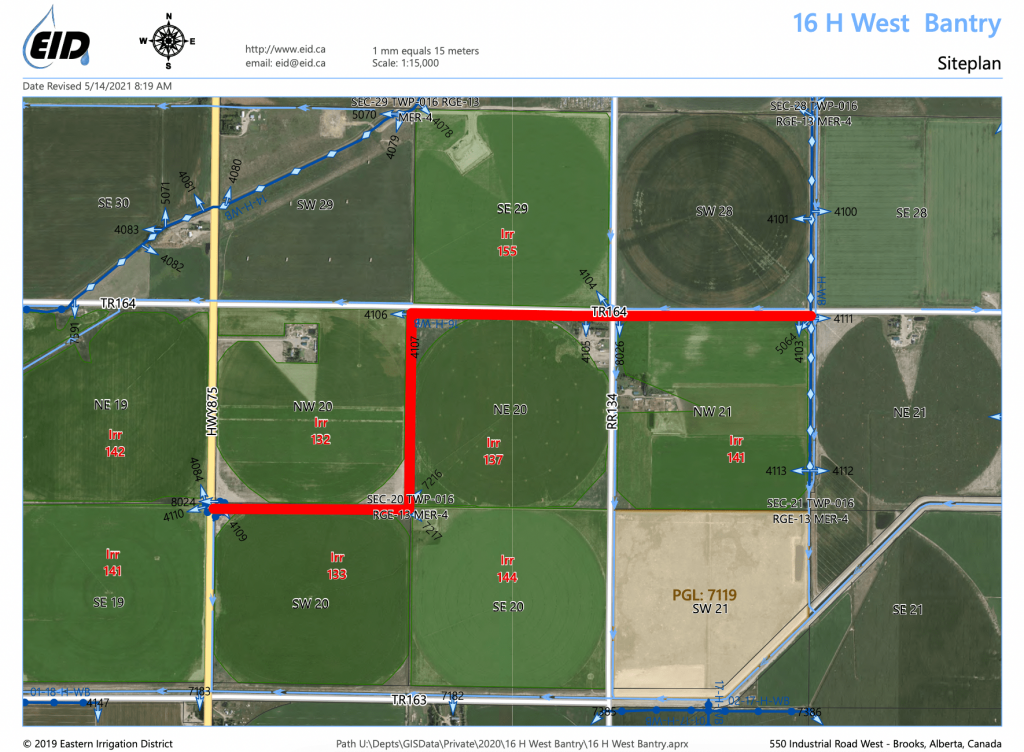 16H West Bantry map