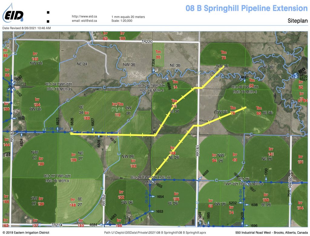 08B Springhill Extension Map