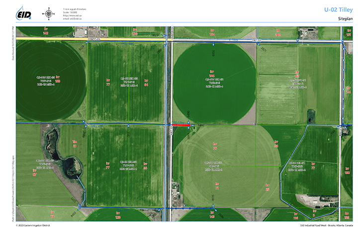 U-02 Tilley Canal Siteplan Map