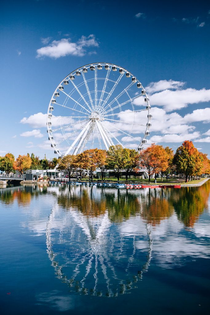 ferris wheel in Old Port, Montreal