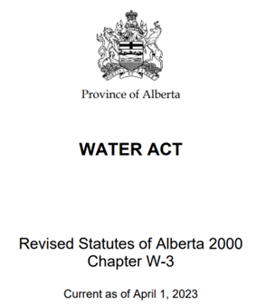 Alberta Water Act