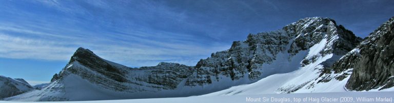 Photograph of the Haig Glacier