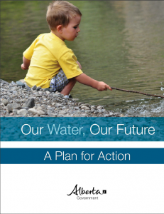 Cover of the Our Water, Our Future: A Plan for Action report